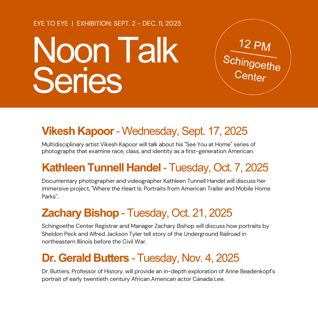 Noon Talk Series September 17, October 7, October 21, November 4